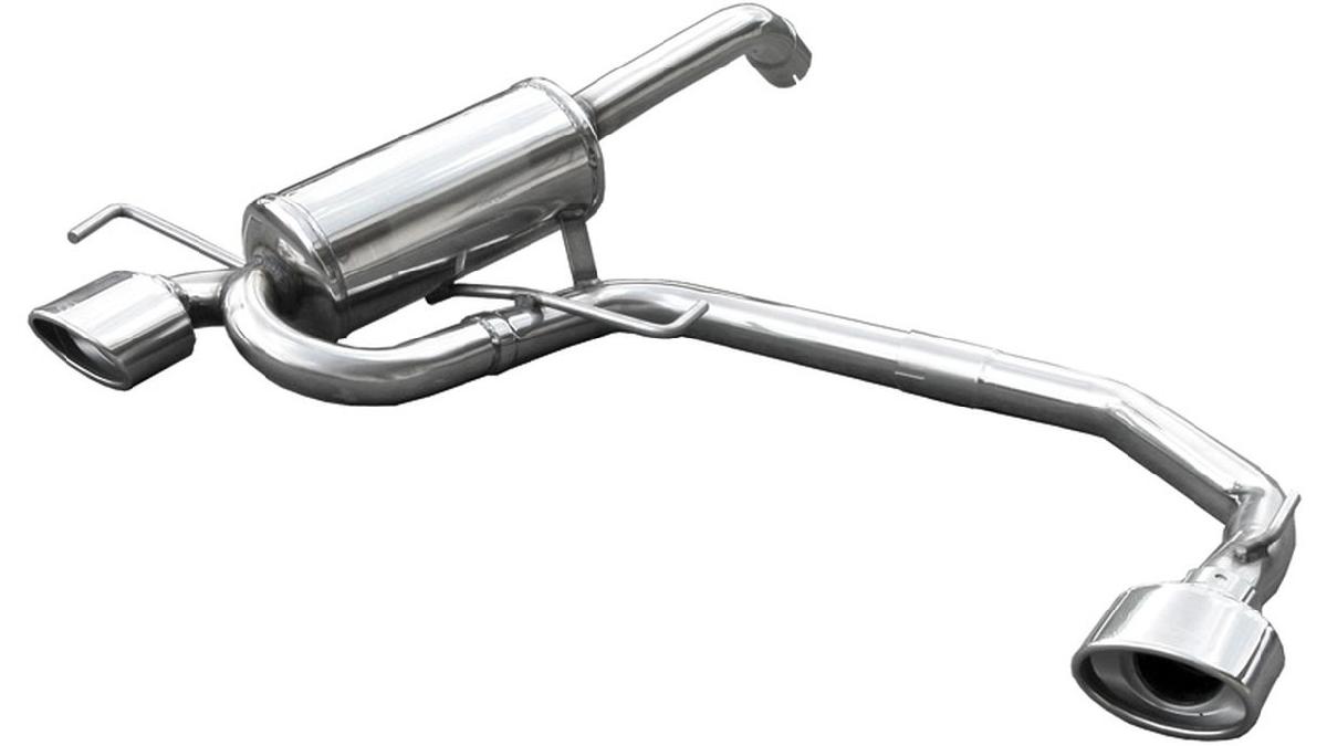 100%25+Inox+%C3%89chappement+Double+sur+mesure+pour+Alfa+Romeo+147+1.6+TS+%28120cv%29+2001-+Droite%2FGauche+120x80mm